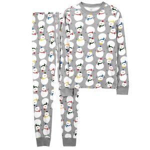 Carter’s Adult Snowman Winter Christmas Shirt and Pants Pajamas